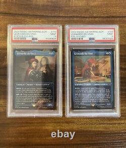 MTG? Leonardo da Vinci FOIL Set? ACR-Assassin's Creed PSA 9 MINT 2024 MYTHIC RARES