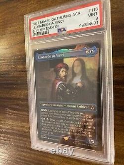 MTG? Leonardo da Vinci FOIL Set? ACR-Assassin's Creed PSA 9 MINT 2024 MYTHIC RARES