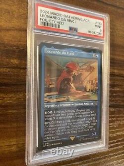 MTG? Leonardo da Vinci FOIL Set? ACR-Assassin's Creed PSA 9 MINT 2024 MYTHIC RARES