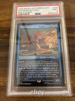 MTG? Leonardo da Vinci FOIL Set? ACR-Assassin's Creed PSA 9 MINT 2024 MYTHIC RARES