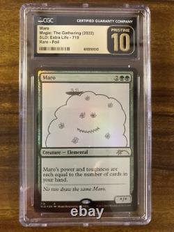 MTG? MARO? FOIL Card SET? SLD Extra Life CGC 10 Pristine RARE Bonus Cards POP 1