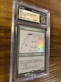 MTG? MARO? FOIL Card SET? SLD Extra Life CGC 10 Pristine RARE Bonus Cards POP 1 MTG? MARO? FOIL Card SET? SLD Extra Life CGC 10 Pristine RARE Bonus Cards POP 1