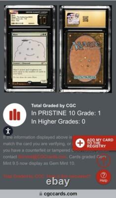 MTG? MARO? FOIL Card SET? SLD Extra Life CGC 10 Pristine RARE Bonus Cards POP 1