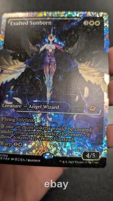 MTG Magic Edge of Eternities Fracture Foil Exalted Sunborn (Showcase)