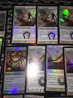 MTG Magic Modern FOIL KNIGHT Deck ALL FOIL Including Lands Mythic and RARES