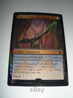 MTG Magic Signed Artist Proof Foil Sword of Feast and Famine x1 Inventions LP-NM