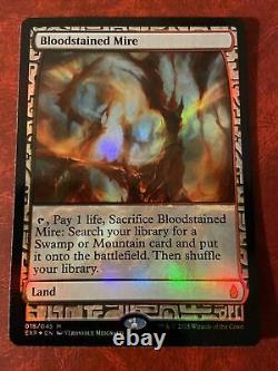 MTG Magic The Gathering BLOODSTAINED MIRE Foil MASTERPIECE ZENDIKAR EXPEDITIONS