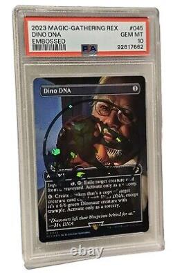 MTG Magic The Gathering- Dino DNA Emblem Embosed PSA GEM 10 RARE