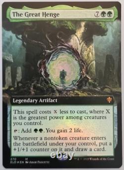 MTG Magic The Gathering The Great Henge Extended Throne of Eldraine Foil NM
