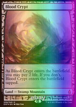 MTG Magic the Gathering Blood Crypt (8/45) Zendikar Expeditions LP FOIL