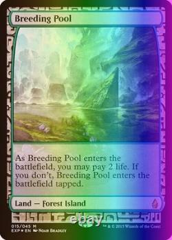 MTG Magic the Gathering Breeding Pool (15/45) Zendikar Expeditions LP FOIL