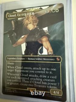 MTG Magic the Gathering Cloud Ex-SOLDIER (Borderless)(Surge-Foil) NM Unplayed