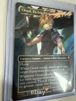 MTG Magic the Gathering Cloud Ex-SOLDIER (Borderless)(Surge-Foil) NM Unplayed