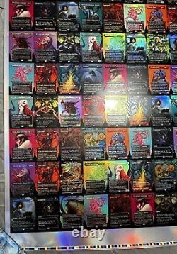 MTG Magic the Gathering Commander Masters Borderless Foil Uncut Sheet