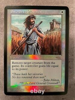MTG Magic the Gathering FNM Swords to Plowshares FOIL Unplayed Promo