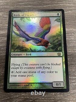 MTG Magic the Gathering FOIL Birds of Paradise 8th Eighth Edition LP/MP