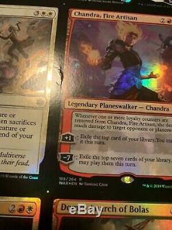 MTG Magic the Gathering FOIL War of the Spark Sheet DAMAGED See Pictures