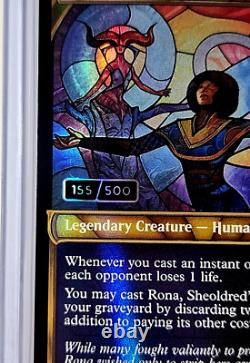 MTG Magic the Gathering MUL Serial Number Foil Rona Sheoldred's Faithful /500