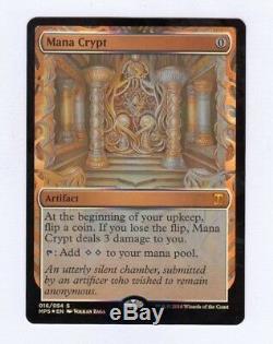 MTG Magic the Gathering Mana Crypt Foil Masterpiece Inventions