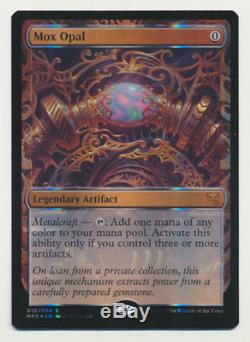 MTG Magic the Gathering Masterpiece Series FOIL Mox Opal NM/MINT Condition! A