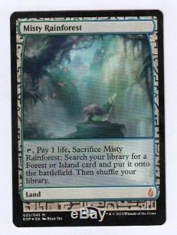 MTG Magic the Gathering Misty Rainforest Foil Masterpiece Expeditions