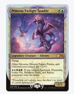 MTG Magic the Gathering Princess Twilight Sparkle Ponies The Galloping NM FOIL