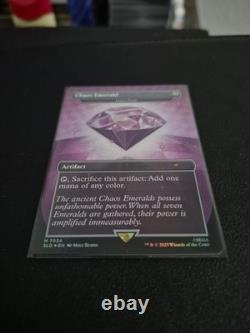 MTG Magic the Gathering Sonic Rainbow Foil Purple Chaos Emerald 7034 lotus petal