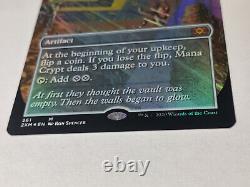 MTG Mana Crypt Borderless FOIL -Double Masters VIP 2XM NM Magic the Gathering