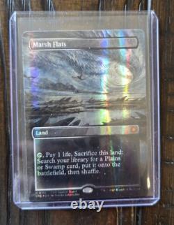 MTG Marsh Flats (Borderless) (Dragonscale Foil) Special Guests Foil