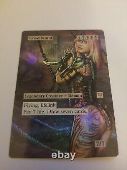 MTG Mox Diamond Stronghold Altered Foil Over the Real Mox Diamond Authentic