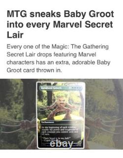 MTG? NATURE'S LORE FOIL? SLD X MARVEL BP PSA 10 RARE Sorcery BONUS Groot Card