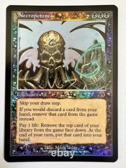 MTG Necropotence Foil Deckmasters Garfield vs Finkel 7/50 Excellent
