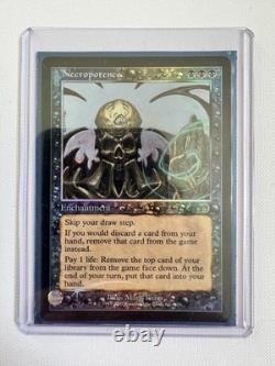 MTG Necropotence Foil Deckmasters Garfield vs Finkel 7/50 Excellent