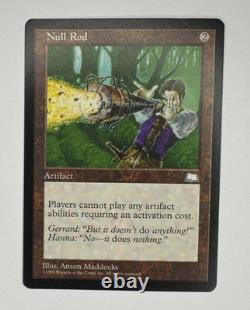 MTG Null Rod Weatherlight Rare Artifact Near Mint NM