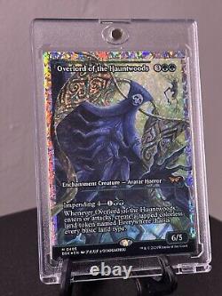 MTG Overlord of the Hauntwoods Showcase Fracture Foil + Magnetic Card Protector