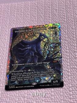 MTG Overlord of the Hauntwoods Showcase Fracture Foil + Magnetic Card Protector