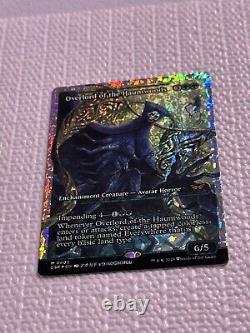 MTG Overlord of the Hauntwoods Showcase Fracture Foil + Magnetic Card Protector