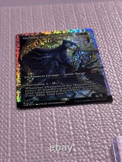 MTG Overlord of the Hauntwoods Showcase Fracture Foil + Magnetic Card Protector