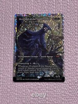 MTG Overlord of the Hauntwoods Showcase Fracture Foil + Magnetic Card Protector