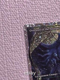 MTG Overlord of the Hauntwoods Showcase Fracture Foil + Magnetic Card Protector