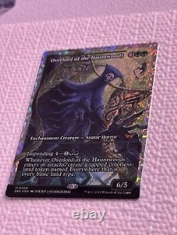 MTG Overlord of the Hauntwoods Showcase Fracture Foil + Magnetic Card Protector