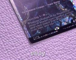 MTG Overlord of the Hauntwoods Showcase Fracture Foil + Magnetic Card Protector