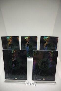MTG Phyrexia All Will Be One Oil Slick Raised Foil Land 25 set (5 of each type)