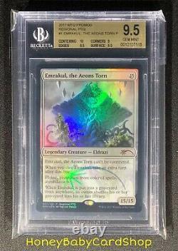 MTG Pro Tour Promos 2017 Emrakul, the Aeons Torn BGS 9.5 GEM MINT RPTQ Rare Foil