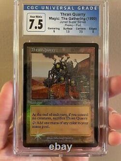 MTG Promo Thran Quarry Judge Foil CGC 7.5 Magic the Gathering Pop 1 3 Higher