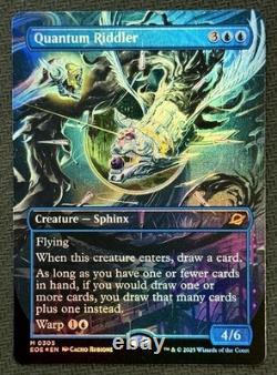 MTG Quantum Riddler (Borderless) Foil Edge of Eternities Regular #305 Magic EOE