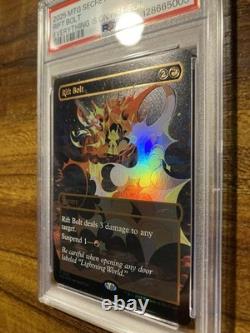 MTG? RIFT BOLT Borderless RAISED FOIL? SLD Everything Is On Fire PSA 10 RARE