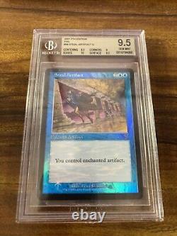 MTG? STEAL ARTIFACT FOIL? 7th Edition BGS 9.5 GEM MINT 2001 UNCOMMON Enchantment