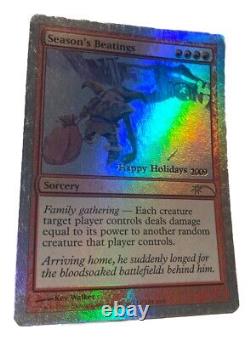 MTG Season's Beatings 2009 Holiday Foil Magic The Gathering NM/M Kev Walker