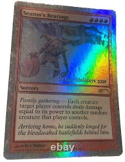 MTG Season's Beatings 2009 Holiday Foil Magic The Gathering NM/M Kev Walker